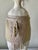Figurative 1980s Naida Seibel Mixed Media Figurative Sculpture With Brass Face & Feather Adornment, 27” H For Sale - Image 3 of 10