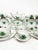 Chinese Bouquet Apponyi Green Porcelain Tea Set for 12 Persons from Herend Hungary, Set of 40 For Sale - Image 3 of 6