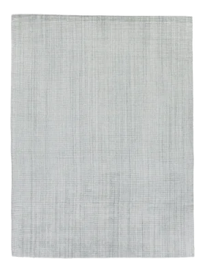 Hamm Hand loom Wool/Viscose Silver Rug-8'x10'"