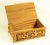 Early 20th Century Early 20th Century American Folk Art Carved Die-Cut Wood Deed Box For Sale - Image 5 of 11