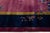 1920s Antique Chinese Art Deco Rug With Floral Branches in Magenta and Navy Blue For Sale - Image 10 of 13