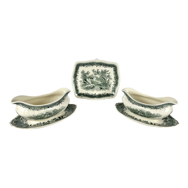 Gravy/Saucer Bowls and Serving Dish from Villeroy & Boch, 1970, Set of 2 For Sale