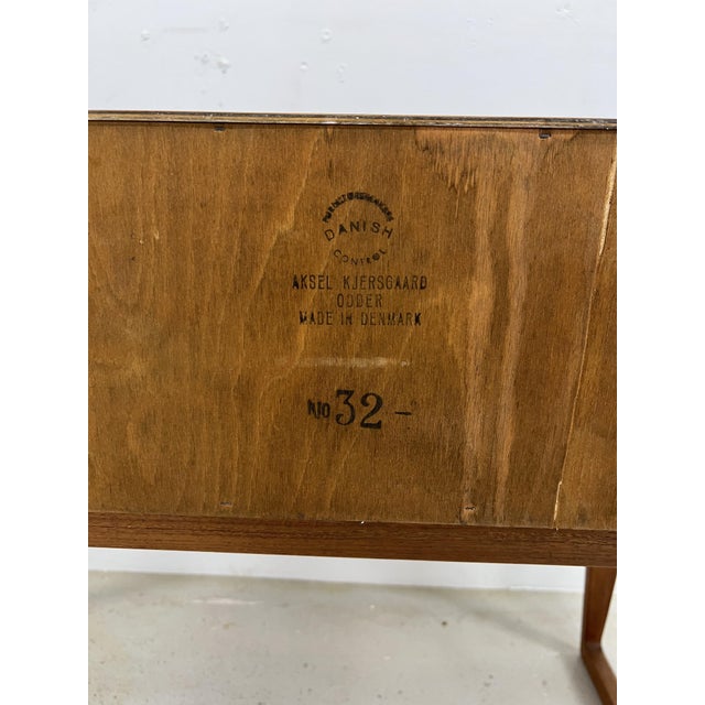 Bench and Mirror in Teak by Kai Kristiansen for Aksel Kjersgaard, 1960s, Set of 3 For Sale - Image 12 of 14