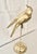 Gold Mid-Century Hollywood Regency Solid Brass Lovebirds on Perch Stand For Sale - Image 8 of 16
