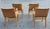 Tan Set of Four Axel Larsson Model 1522 Armchairs for Bodafors, Swedish Modern, 1930s For Sale - Image 8 of 14