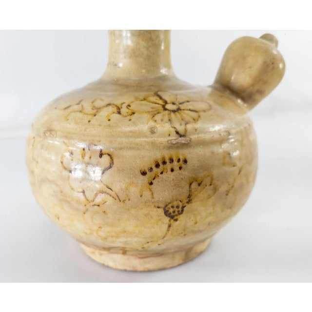 Tan 18th or 19th Century Chinese Asian Pottery Kendi Pouring Vessel For Sale - Image 8 of 10