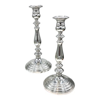 Gorham Sterling Silver Candlesticks Vintage - a Pair For Sale