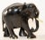 Anglo Indian Elephant Ebony Wood Hand Carved Sculpture For Sale - Image 4 of 13
