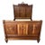 Antique French Style Oak Double Bed Frame For Sale