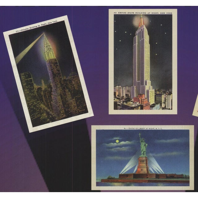 Contemporary Andy Hickes New York at Night, 1997 For Sale - Image 3 of 4