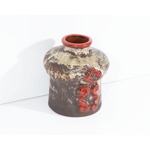 Mid-Century Modern Carstens Tönnieshof West German Mid-Century Ceramic Vase For Sale - Image 3 of 7