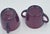 Anchor Hocking 1930's Royal Ruby by Anchor Hocking Creamer & Sugar Bowl Set For Sale - Image 4 of 6