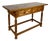 20th Century Spanish Oak Console Table with Two Drawers For Sale