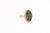 A 21 karat gold ring with a Byzantine bronze coin. This bronze coin was minted between IV and IX century, and depicts a...
