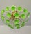 1990s Green Floral Sputnik Flush Mount Chandelier 1980s Glass Flowers For Sale - Image 5 of 12