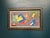 Original Abstract Oil on Panel – “Geometric Composition” by Unknown Artist – Signed – Vintage & Framed – 79 × 49 cm (31.1"...