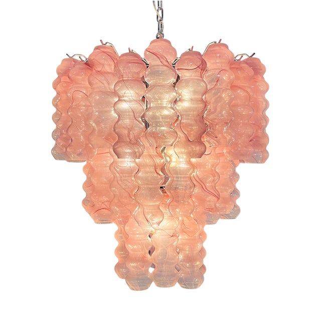 Italian Chandelier in Murano Glass, 1980s For Sale