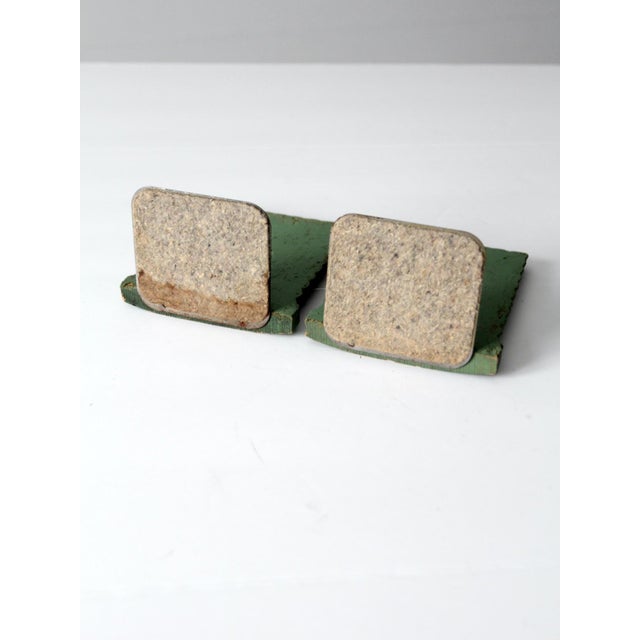 Vintage Syroco Japanese Asian Theme Bookends For Sale - Image 9 of 10