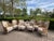 1940 French Louis XVI Pastel Beech Sofa Set - 7 Pc For Sale - Image 18 of 18