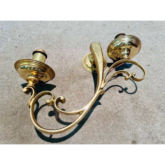 Bronze Wall Lights, 1900s, Set of 2 For Sale - Image 4 of 6