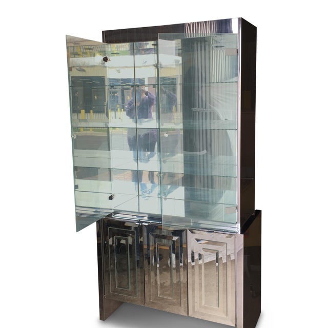 Vintage Mirrored Ello Bar Chairish