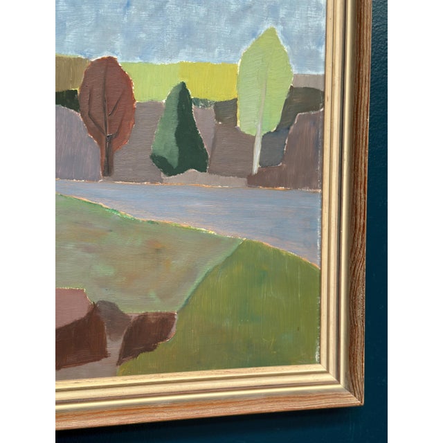 Carl‑einar Andersson, Trees and Fields, 1959, Oil on Panel, Framed For Sale - Image 13 of 18