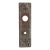 Antique Brass Yale & Towne Arcadian 10.125 In. Door Plate For Sale