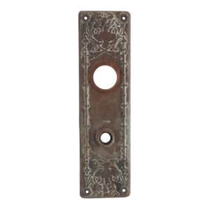 Antique Brass Yale & Towne Arcadian 10.125 In. Door Plate