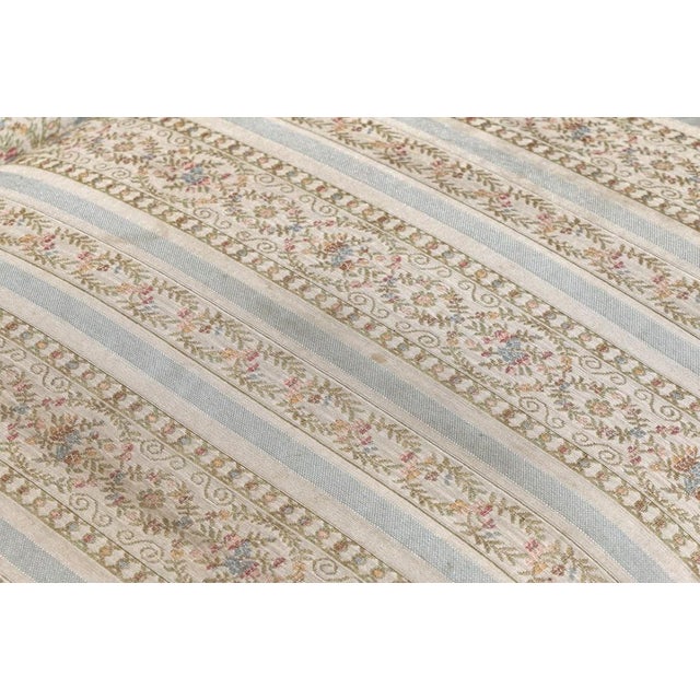 Pair of Antique French Louis XVI Style Upholstered Loveseats, Circa 1950s For Sale In Los Angeles - Image 6 of 18