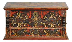 Folk Art Wedding Chest, 1850