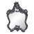 Sterling Silver Vanity Mirror For Sale
