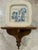 American Vintage Colonial Revival Solid Wood Wall Shelf With Turned Finial For Sale - Image 3 of 10
