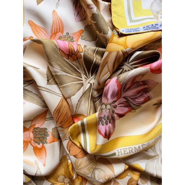 Campaign Hermès Fleurs D’Hellade 1992 Designed by Goulandris Niki For Sale - Image 3 of 5