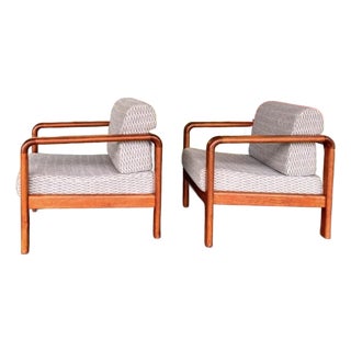 Danish Teak Club Chair Pair For Sale