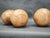 Czech Leather Medicine Balls, 1950s, Set of 3 For Sale - Image 4 of 10