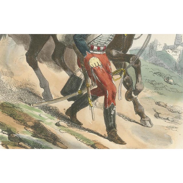 Garde d’Honneur, Imperial Guard Soldier, Hand-Colored Military Print 1843 This finely hand-colored military print depicts...