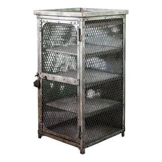 Metal Workshop Cabinet, 1930s For Sale