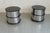 Bedside Tables in Chrome-Plated Steel and Plastic, Italy, 1970s, Set of 2, in Very Good conditions. Designed 1970 to 1979