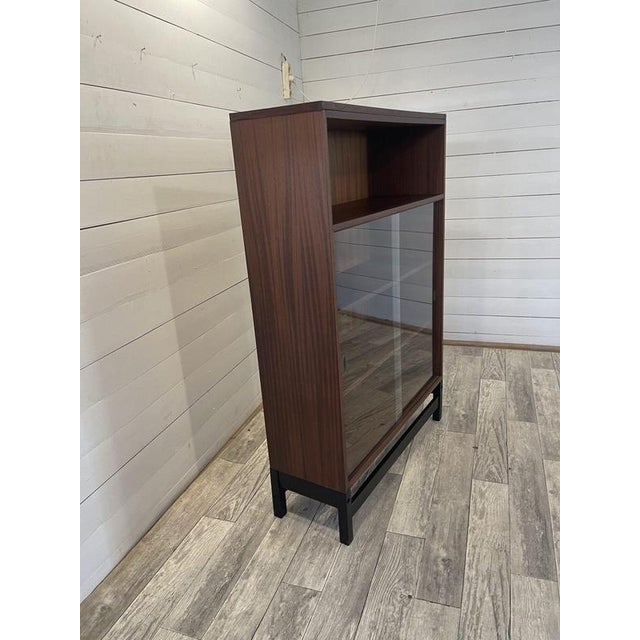 Vintage Show / Book Case by Novy Domov, model ” Rossia”, Spisska nova Ves Year 1978 In superb condition Sliding doors with...