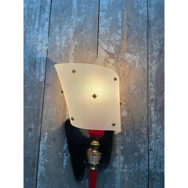 1960s Wall Lamps by Pierre Guariche, 1960s, Set of 2 For Sale - Image 5 of 8