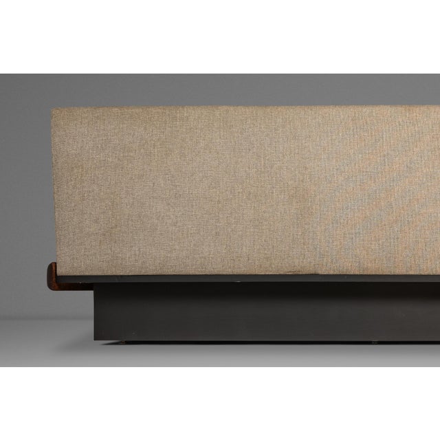 Black Rare Mid-Century Modern Armless Three Seat Platform Sofa / Daybed Attributed to Adrian Pearsall for Craft Associates, Usa, C. 1960s For Sale - Image 8 of 18