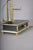 Brass Balance Scale Table Lamp with Drawer Base and Pleated Shade, 1950s For Sale - Image 10 of 14