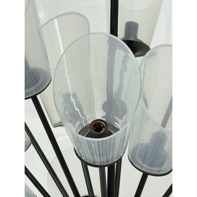 48 Arm Sputnik Chandelier by Remains Lighting, Bronzed Finish, American Modern For Sale - Image 11 of 18