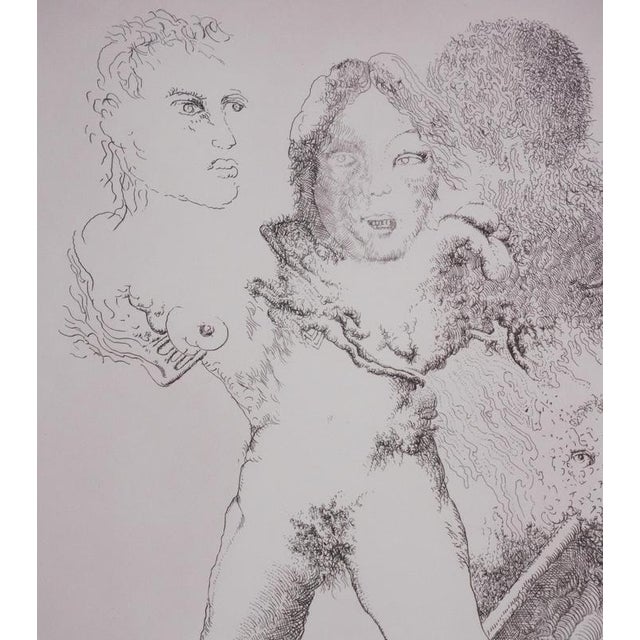 Popovic Ljuba, Nude, At Home, 1975, Engraving For Sale - Image 6 of 9