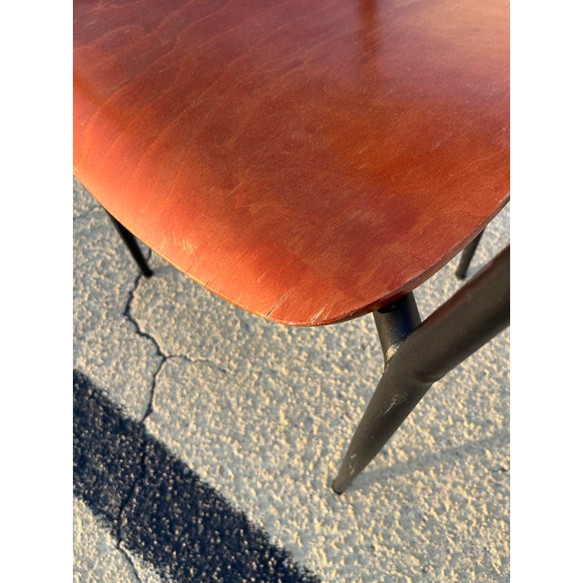 A Pair of Postmodern Accent Chairs in the Arrben Stiletto Chairs Style. Circa 1980s For Sale - Image 11 of 12