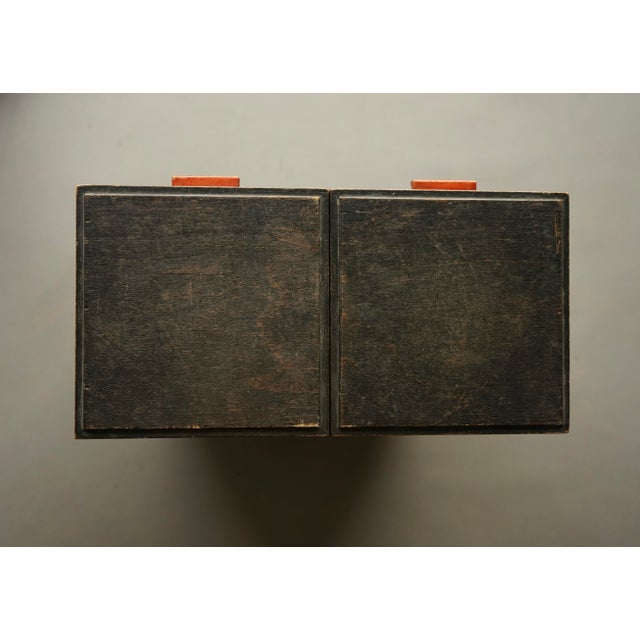 Modernist Sewing Box with Orange Details, 1930s For Sale - Image 18 of 18