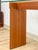 Wood Vintage MCM Danish Teak Puzzle Console Table, Glass Top Mid Century, Entry Table, Danish Modern Sofa Table For Sale - Image 7 of 17