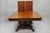 Antique American Empire 54" Square Mahogany Paw Foot Thick Column Form Pedestal Base Dining Table with (2) 18" Extension...