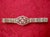 Silver 1920s Art Deco Platinum & 14k Gold Estate Emerald & Diamond Bracelet For Sale - Image 8 of 18