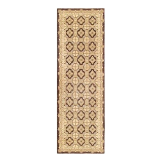 Pasargad Home Ferehan Lamb's Wool Area Rug, 6' 6" X 20' 9", Brown For Sale